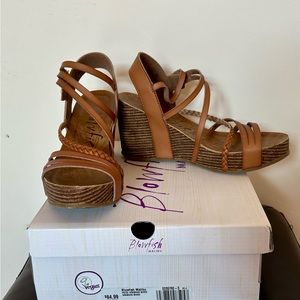 Blowfish Malibu Heidi Wedge Sandal 8.5